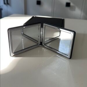 Sleek Black Compact Mirror